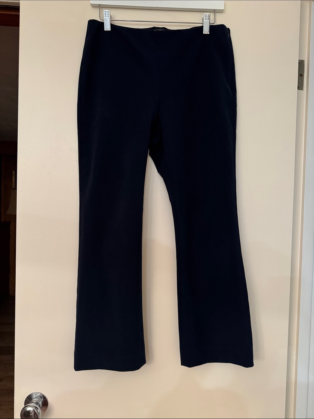 Vince Navy Side Zip Cropped Pants